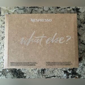 Nespresso Original Line welcome set with 12 capsules.